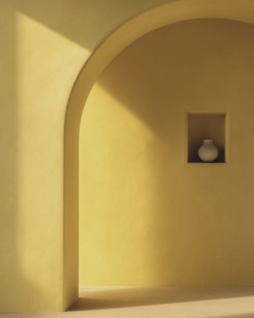 Limonata stucco paint – sunlit yellow Mediterranean wall finish with Côte d’Azur texture